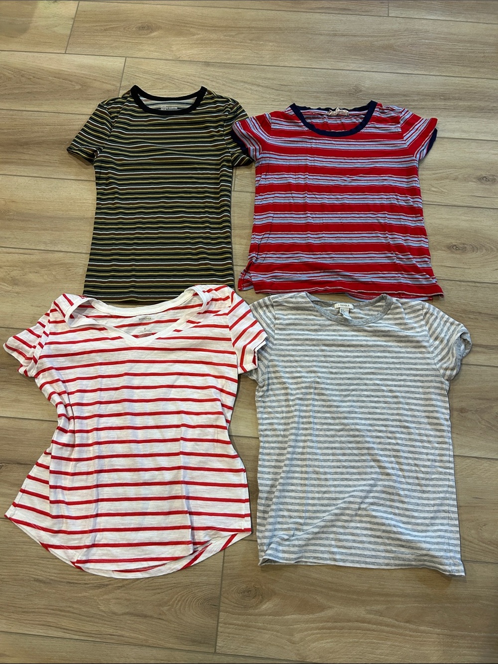 Bundle of striped tees size XS/S